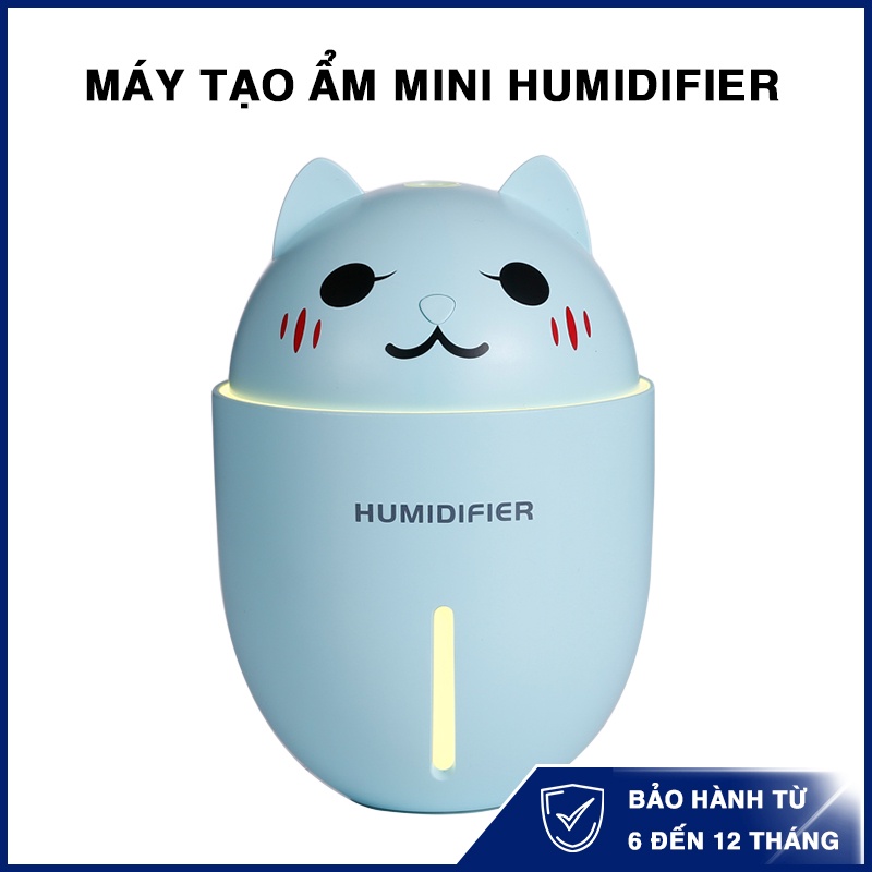 Máy Tạo Ẩm Phun Sương Tạo Độ Ẩm MINI HUMIDIFIER Cát Thái kết nối USB  không gây ồn