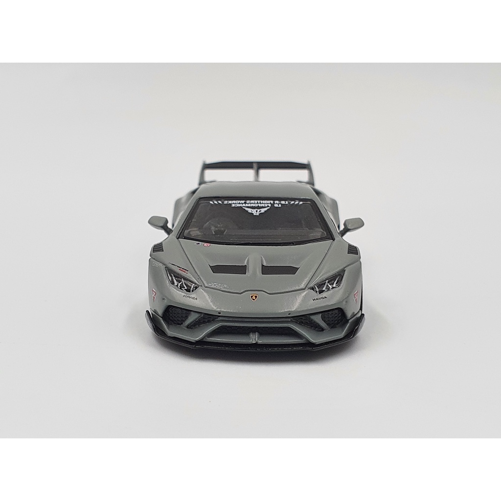 Xe Mô Hình Lamborghini Huracan LB*Works Fighters Works LHD 1:64 MiniGT (Xám)