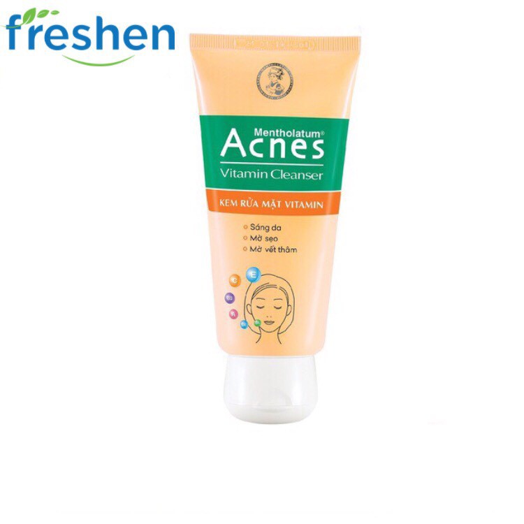 Acnes Vitamin Cleanser - Kem rửa mặt Vitamin