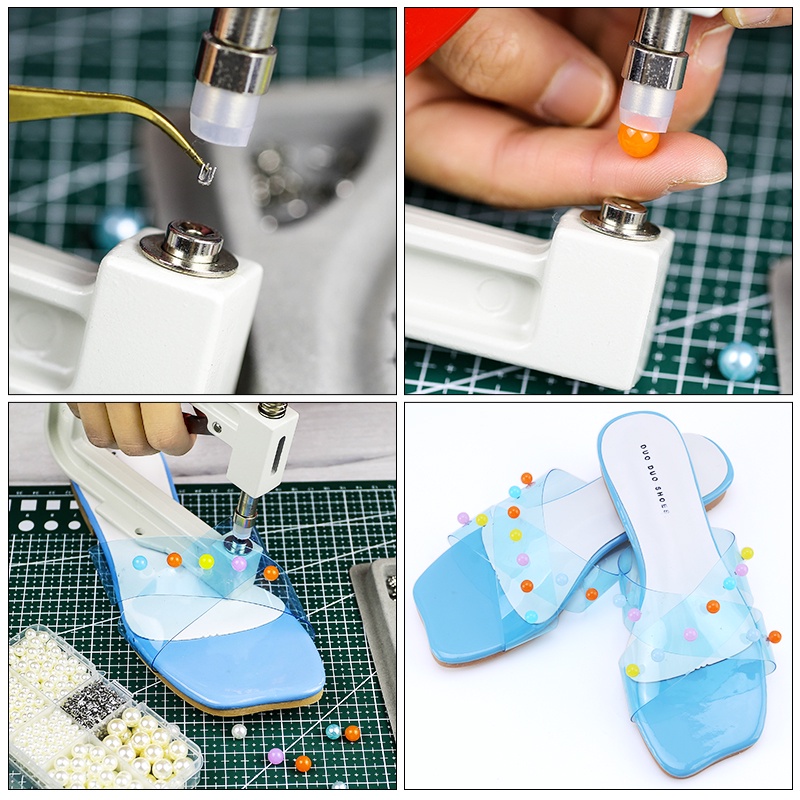 Máy Đục Lỗ Hạt Ngọc Trai / Đá Dùng Cho Quần Áo DIY