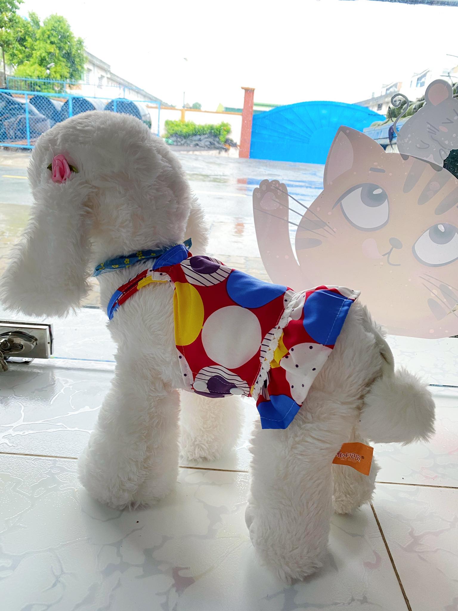 [Ảnh thật] Váy mùa hè siêu kute dành cho chó mèo - thương hiệu GouMao : váy 2 dây