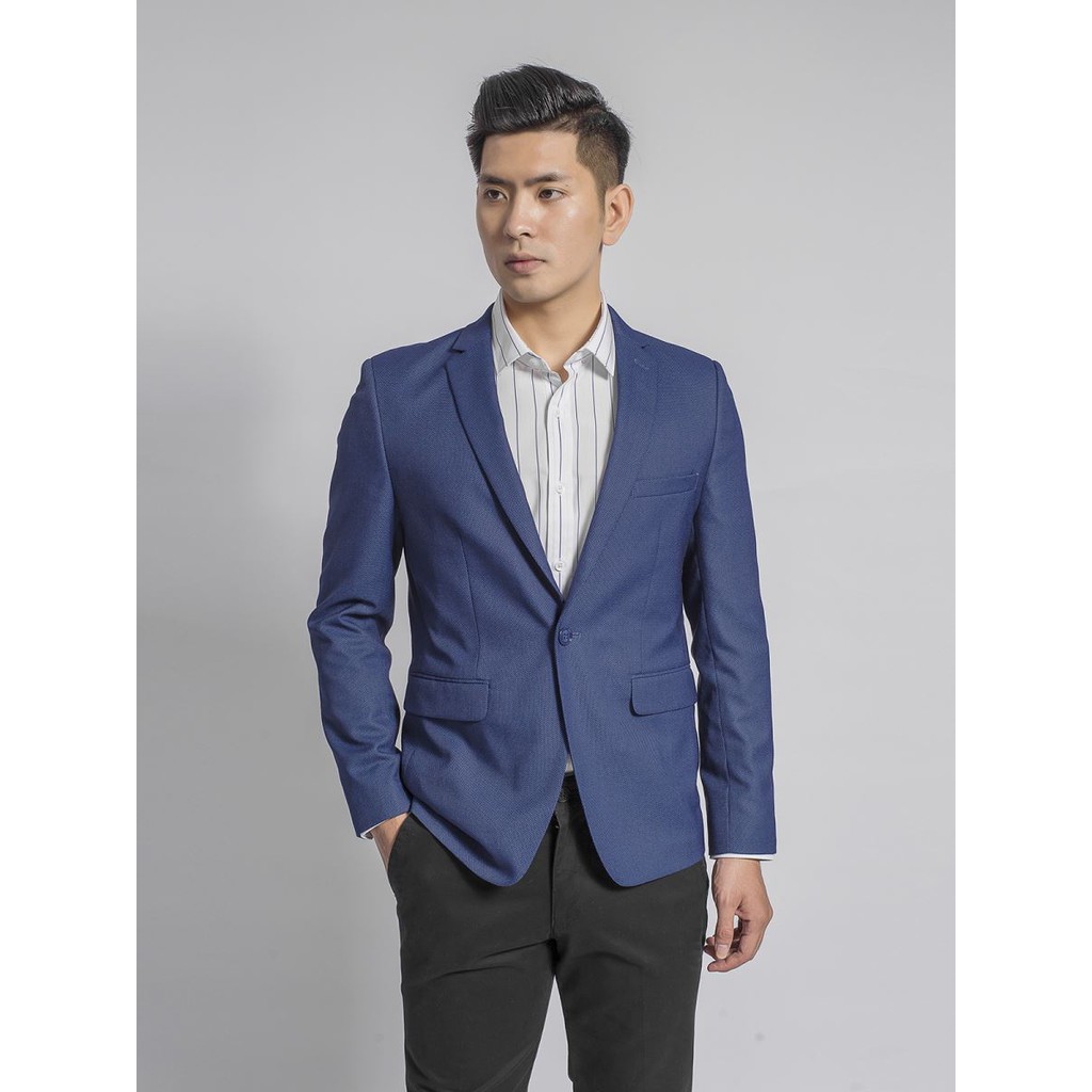 Áo blazer túi nắp giả thời trang ARISTINO dáng Slim fit ôm vừa, thiết kế lịch thiệp, khỏe khoắn - ABZ00708