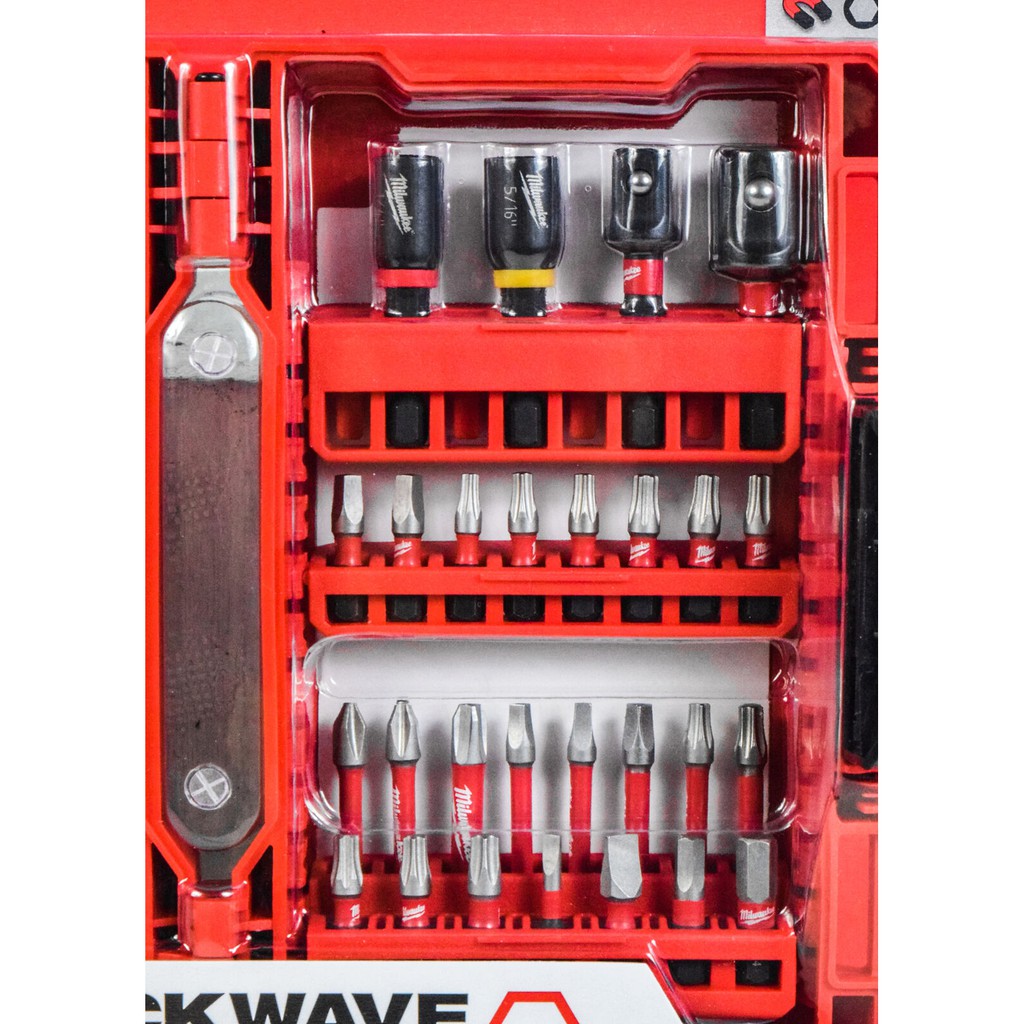 Bộ vít và mũi khoan chân lục giác Milwaukee 48-32-4013 Shockwave 50 mũi