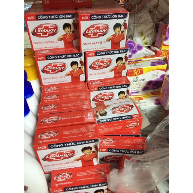 Xà Bông Tắm Lifebuoy Diệt Khuẩn Hộp 90g - 125g