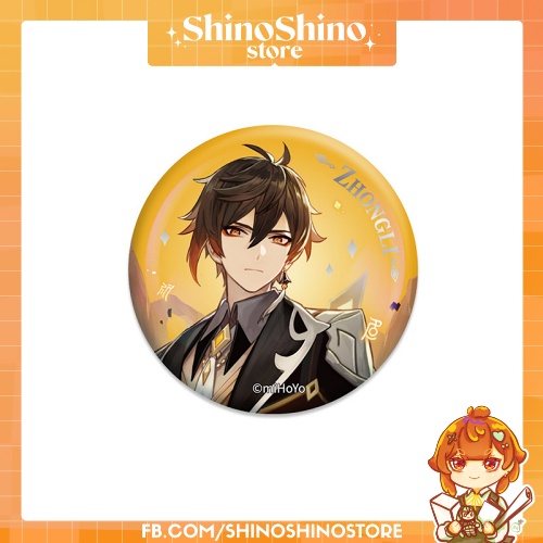 [có sẵn] huy hiệu hình banner genshin impact chính hãng từ official shop