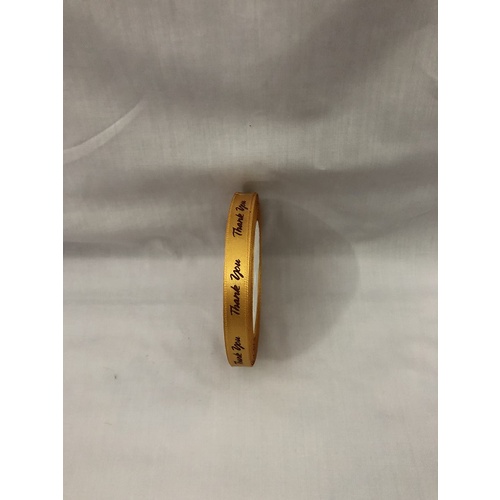 Ruy băng lụa 1 cm chữ "THANK YOU" đủ màu/cuộn