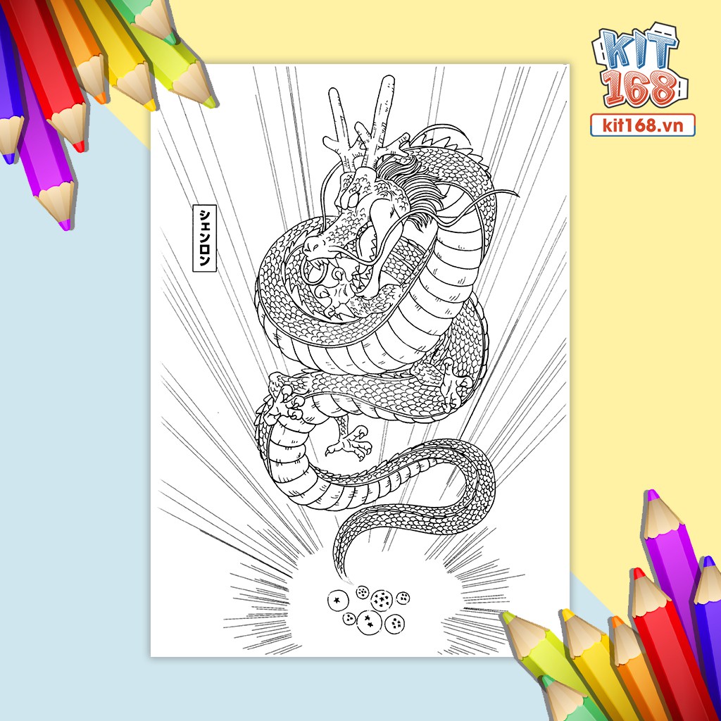 Tranh tô màu Dragon Ball TTM-0026
