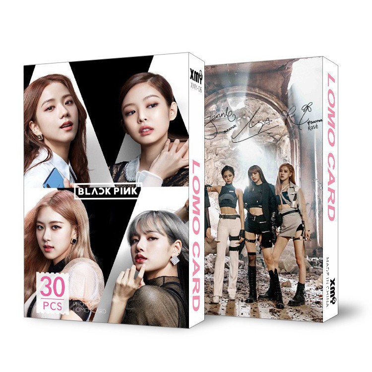 4 mẫu Lomo card kpop Blackpink mẫu mới