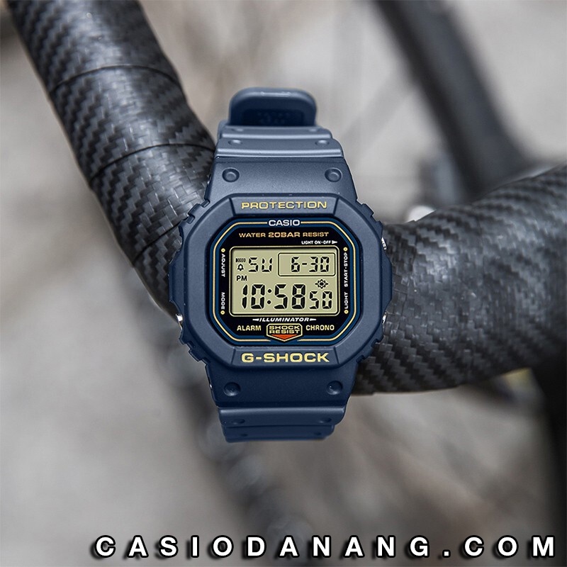 Đồng hồ nam dây nhựa Casio G-Shock chính hãng Anh Khuê DW-5600RB-2DR
