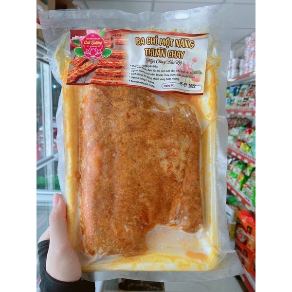 BA CHỈ MỘT NẮNG THUẦN CHAY ƯỚP SẴN/ KHÔNG PHẨM MÀU, KHÔNG CHẤT BẢO QUẢN, KHÔNG NGŨ VỊ TÂND