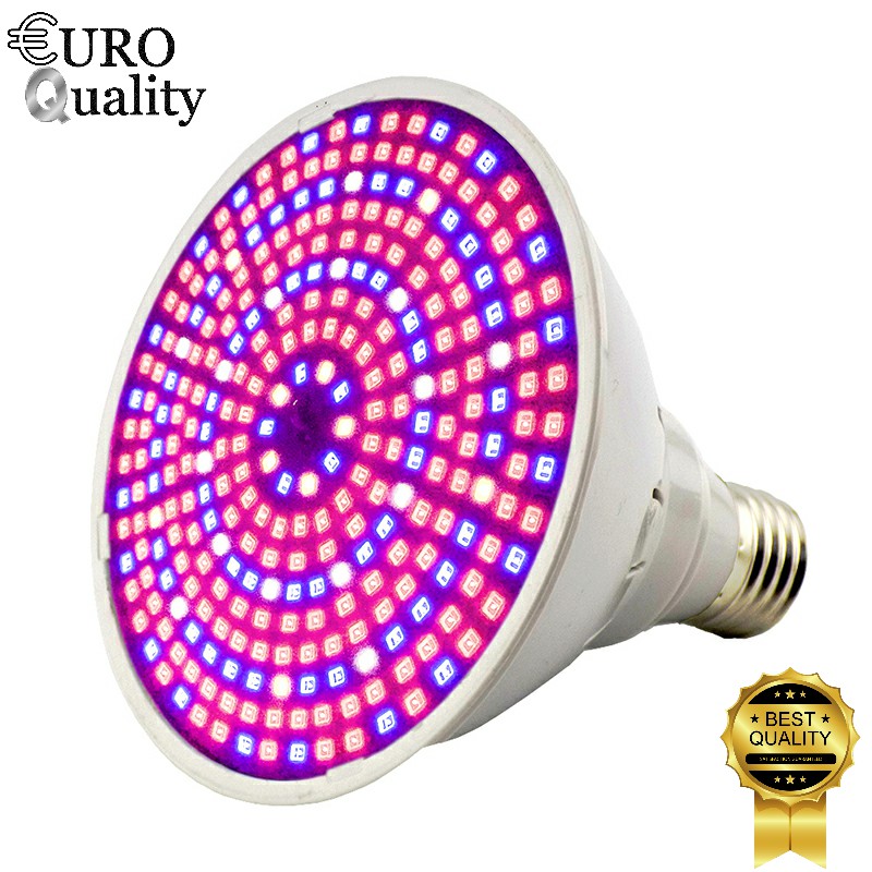 Đèn led trồng cây trong nhà, Led siêu bền dạng chip mỏng có công tắc 20w