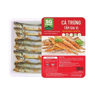 Cá trứng tẩm gia vị 250gr