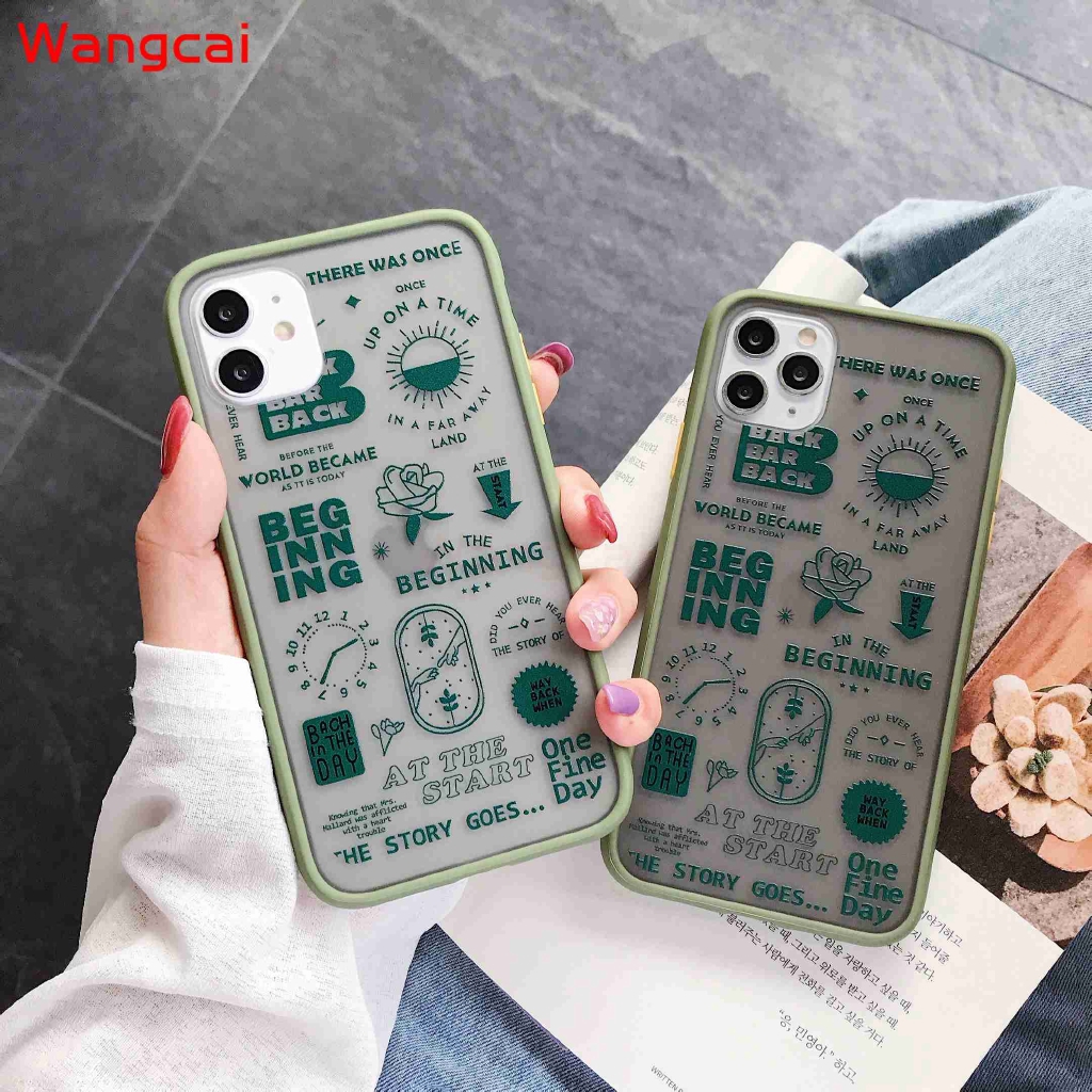 Ốp điện thoại PC cứng mặt nhám trong suốt in hoạt hình cho Samsung Galaxy S20 S20+ S10 S10+ S9 S9+ Note 10+ Plus 10 9 8 | BigBuy360 - bigbuy360.vn