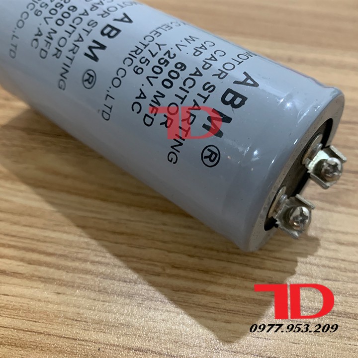 Tụ điện, capa phóng, tụ đề từ 100/250v đến 1000/250v dùng trong tủ mát tủ đông, tụ điều hòa