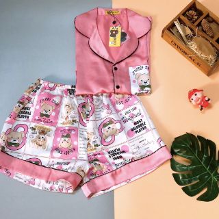 Đồ mặc nhà - satin lụa - quần ngắn