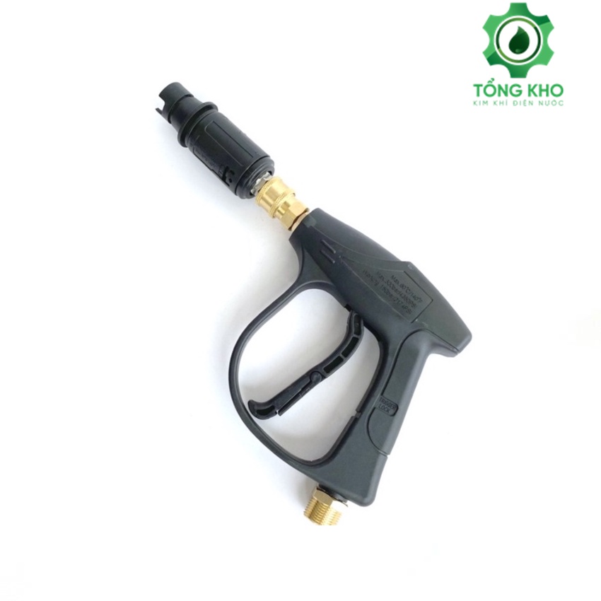 Súng xịt rửa xe ren ngoài 22mm và 14mm, kèm bộ nối nhanh 1/4inch chống trờn ren béc súng - Tổng kho kim khí điện nước