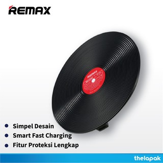 ĐẾ SẠC KHÔNG DÂY REMAX RP-W9 HÌNH ĐĨA NHẠC CỔ ĐIỂN - HỖ TRỢ SẠC NHANH