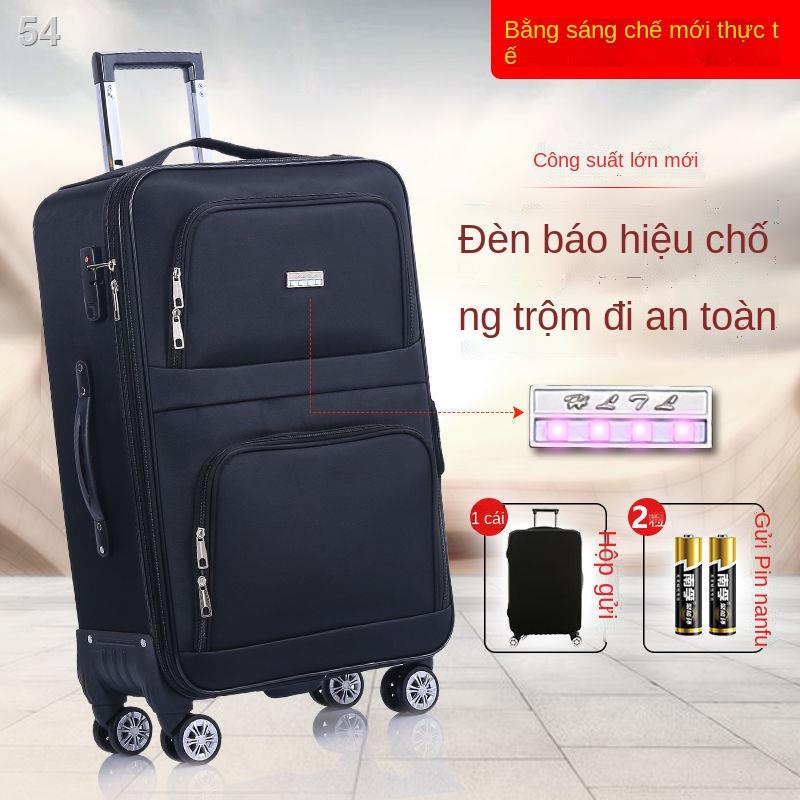 （Hộp kéo）Vali vải Oxford đa năng bánh xe đẩy nam nữ 30 mật khẩu 20 inch chắc chắn và bền