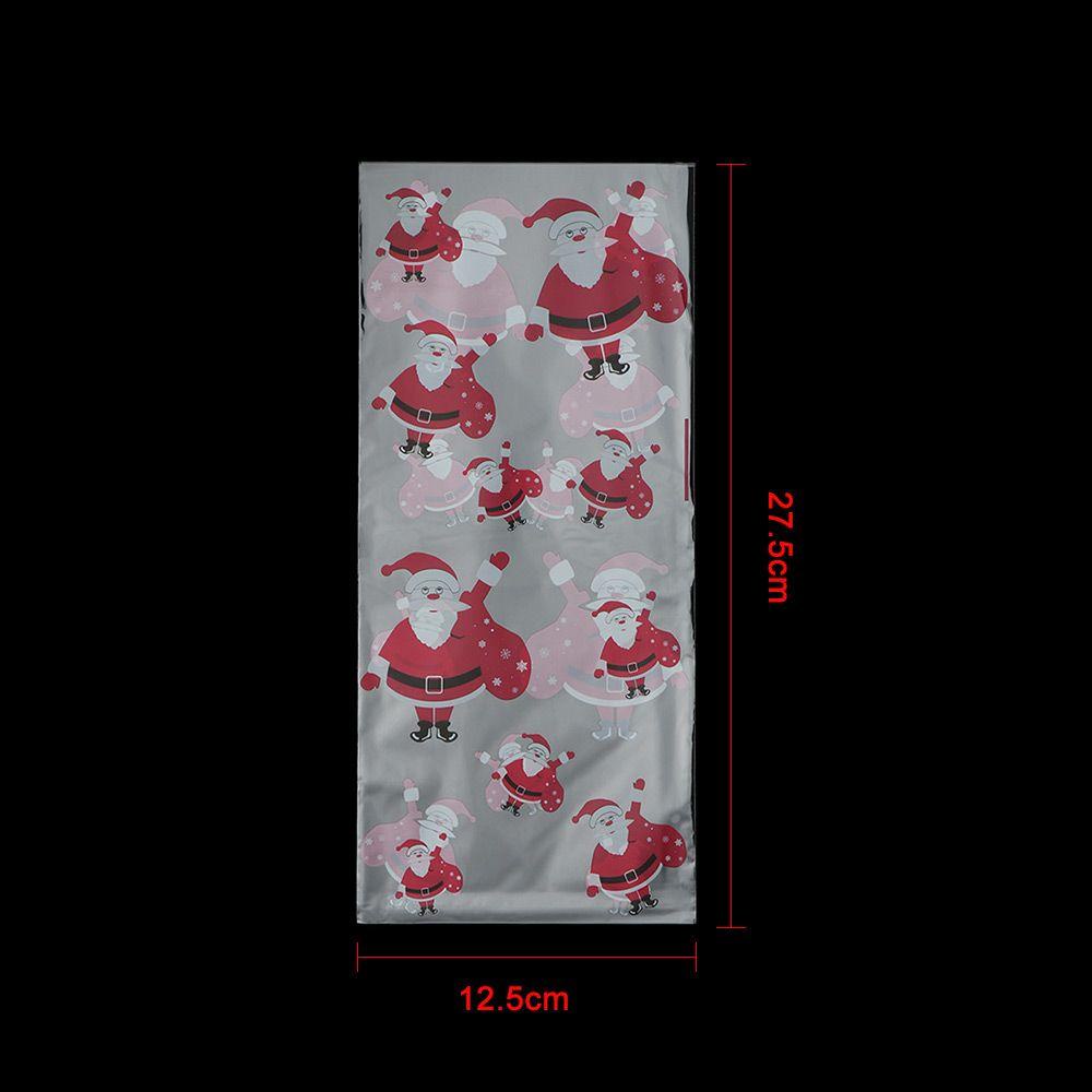 .Set 50 Túi Đựng Kẹo Họa Tiết Hoạt Hình Giáng Sinh