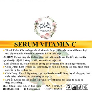 SERUM VITAMIN C HANDMADE NHÀ BỘT