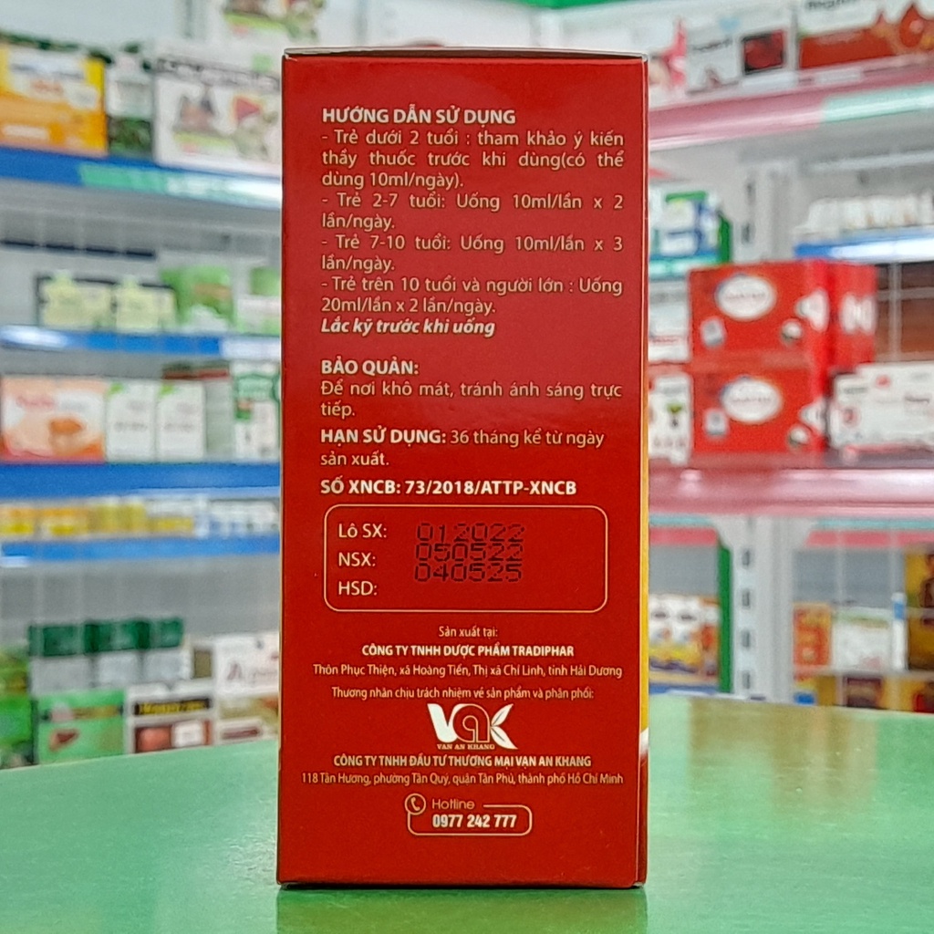 Siro Yến Sào Ăn Ngon- Hỗ trợ bồi bổ cơ thể, kích thích ăn ngon, tăng cường hấp thu dưỡng chất, hỗ trợ giảm biếng ăn