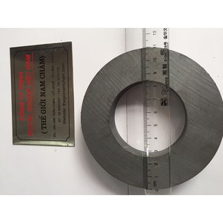 Nam châm ferrite 100x20 lỗ 40mm