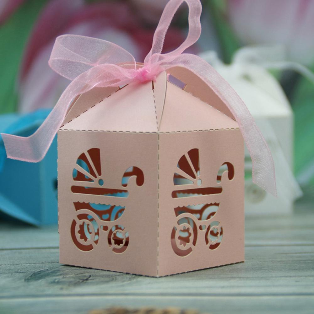 Hộp Đựng Kẹo Có Dây Ruy Băng 3 Màu Tùy Chọn Cho Khách Sạn