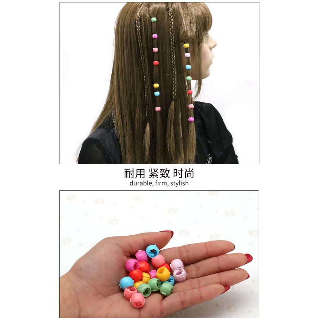 Sét 10 kẹp tóc mini nhiều màu sắc đáng yêu phụ kiện tết tóc công chúa