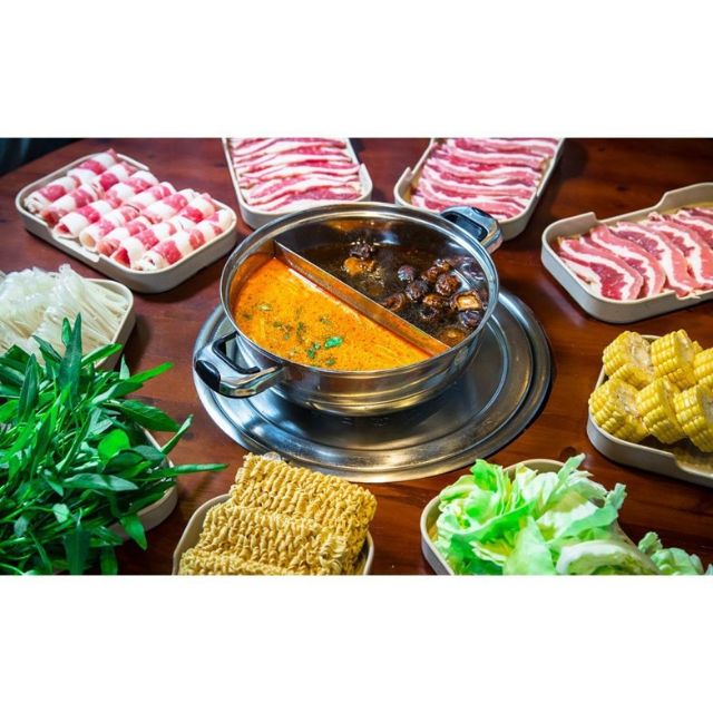 NỒI LẨU 2 NGĂN HOTPOT CHẤT LIỆU INOX
