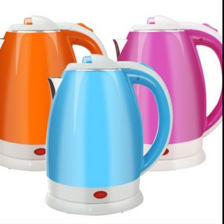 Ấm Siêu Tốc 2 Lít Electric Kettle Thiết Kế 2 Lớp Cách Nhiệt Cách Điện An Toàn Khi Dùng Công Suất 1800W Làm Sôi Nhanh