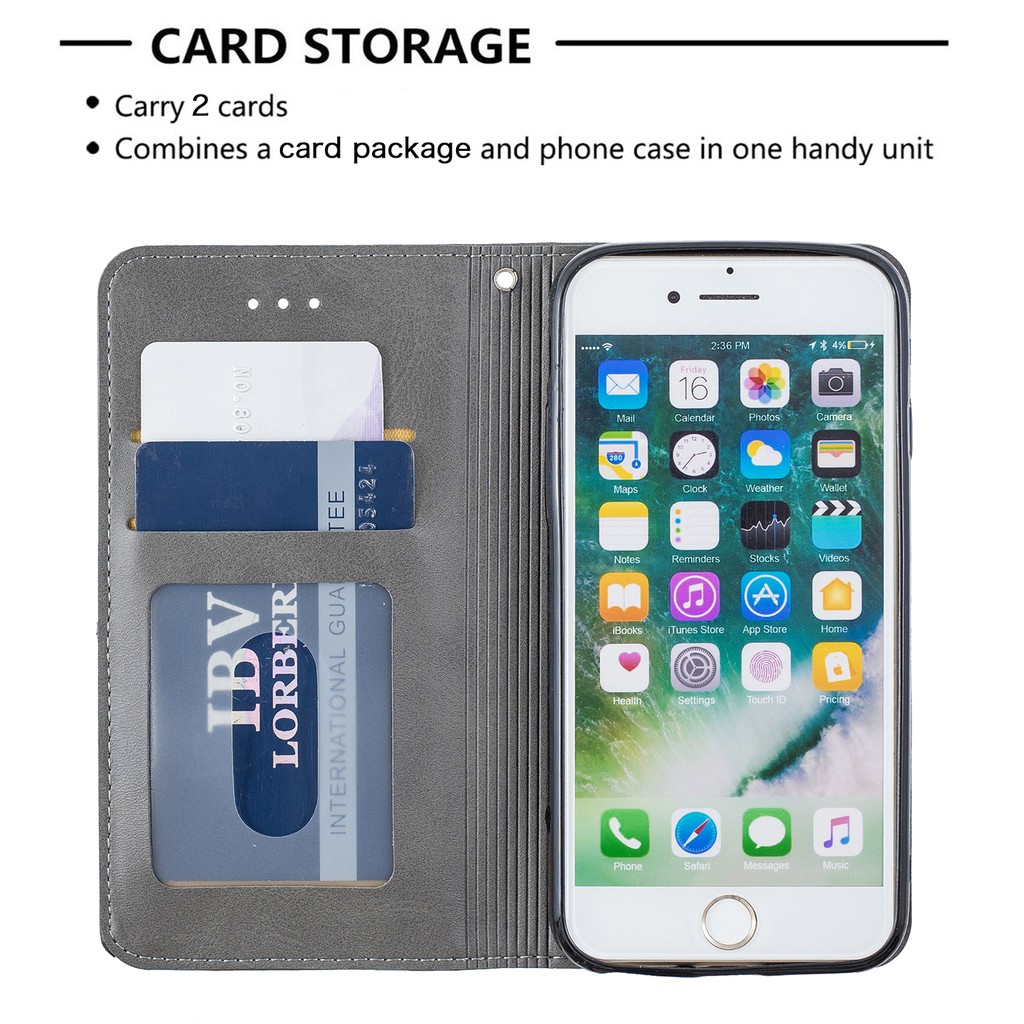 Bao da điện thoại thời trang sang trọng cho Apple Iphone 7/8/7 Plus/8 Plus | BigBuy360 - bigbuy360.vn