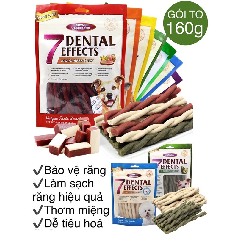 Que gặm 7 Dental gói 160g