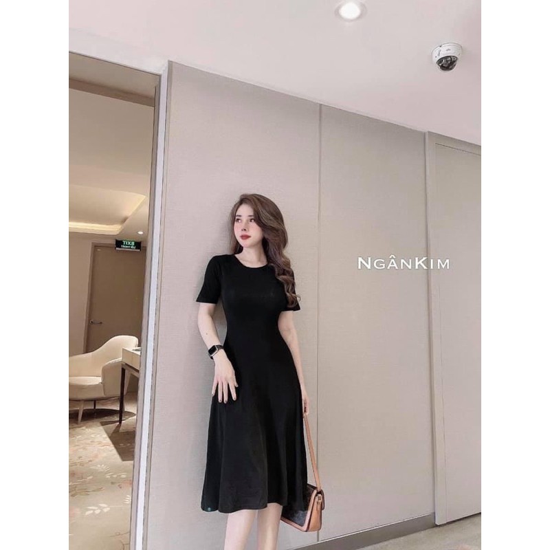 [Mã FAMAYWA2 giảm 10K đơn 50K] V237 VÁY TRƠN XOÈ CỘC TAY 5 MÀU | BigBuy360 - bigbuy360.vn