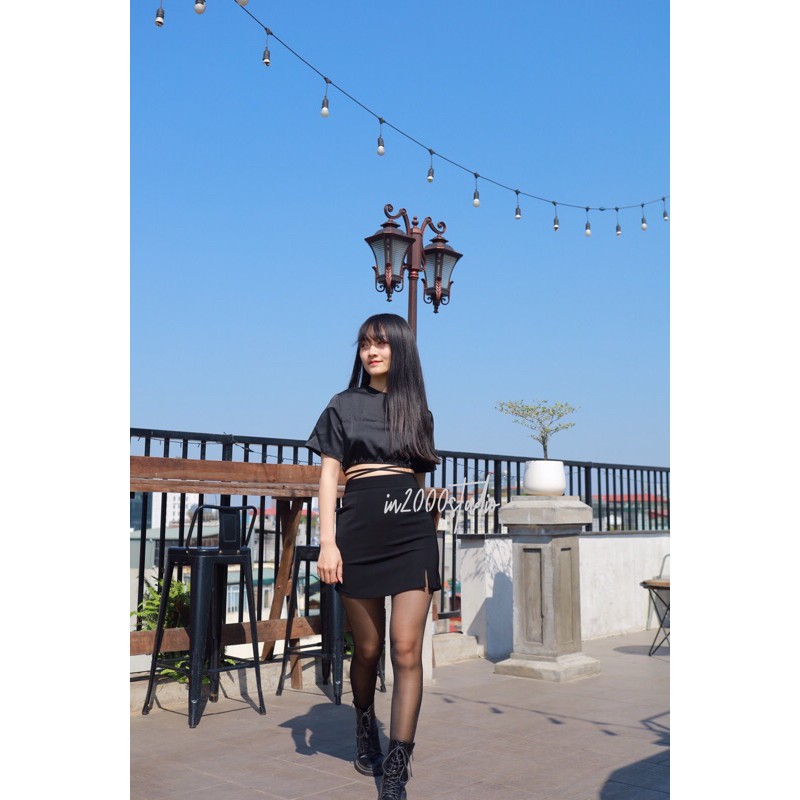 [Size XS-S-M-L-XL-XXL-3XL] Chân váy ngắn xẻ tà IN2000CLOTHING | BigBuy360 - bigbuy360.vn