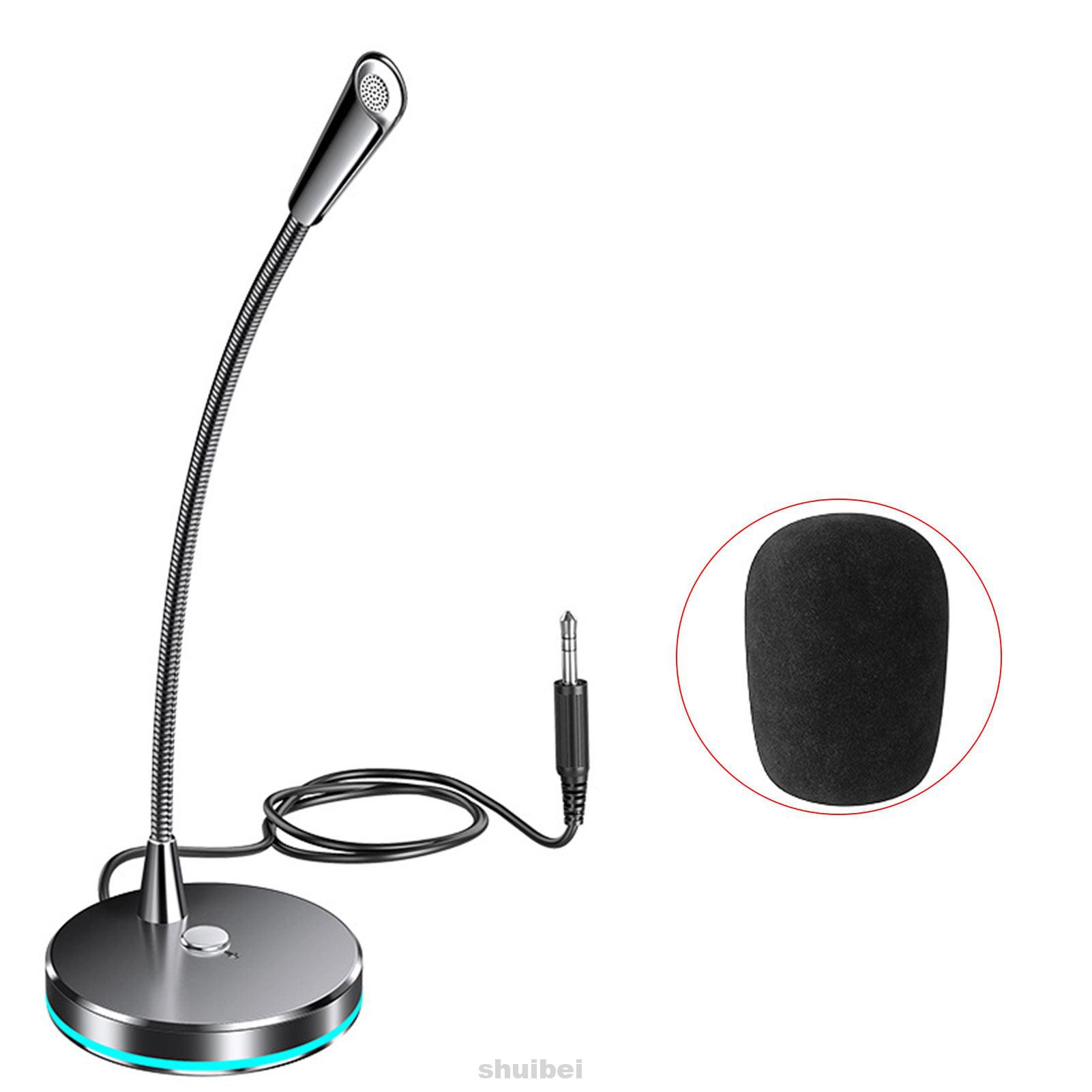 Wired Speech Plug And Play PC Laptop Flexible Gooseneck Live Broadcast Free Standing Office Meeting Computer Microphone