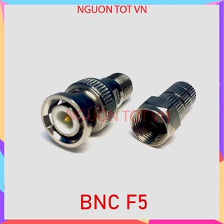 Jack BNC F5/ BNC lò xo loại xịn lõi đồng chuyên dụng cho camera ( mã lẻ 1c ).