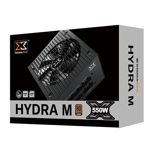 Nguồn máy tính Xigmatek HYDRA M 550 (EN44207) – 80PLUS BRONZE, 100% CÁP RỜI