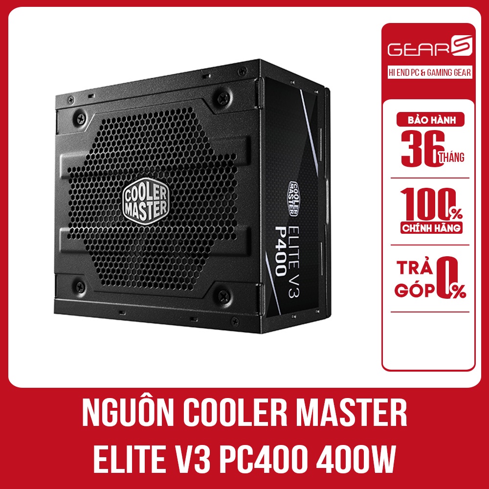 Nguồn Cooler Master Elite V3 PC400 400W Box - Bảo hành chính hãng 36 Tháng