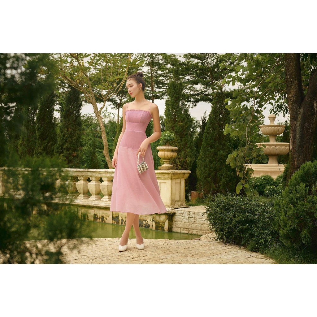 OLV - Đầm Periwinkle Ruffle Maxi