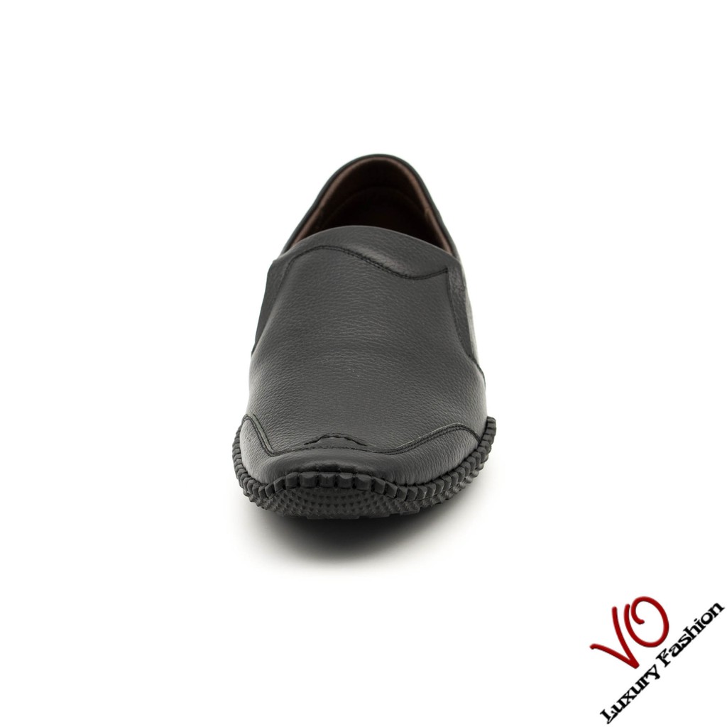Giày mọi da bò thật màu đen và nâu đỏ KK459 | BigBuy360 - bigbuy360.vn