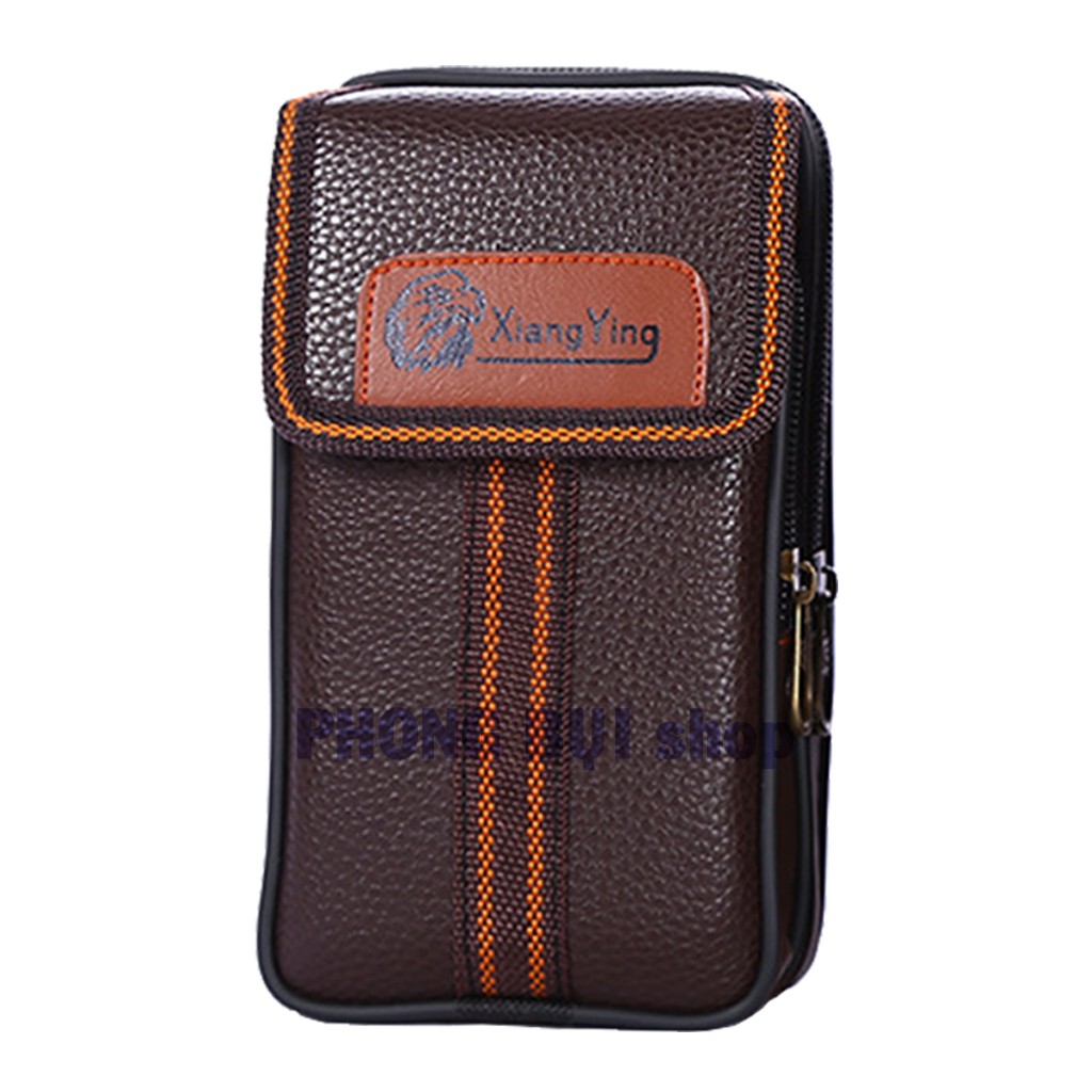 Túi Da Nam Đeo Hông Đựng Điện Thoại Và Ví Kiểu Dáng Nhỏ Gọn Tiện Dụng Thời Trang