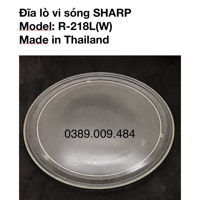 Đĩa lò vi sóng SHARP R-218L(W) chính hãng