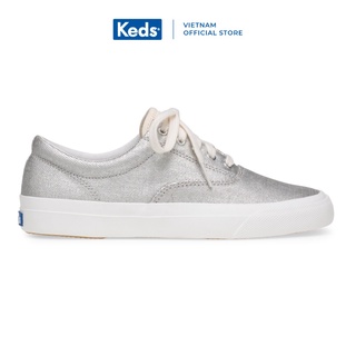 Giày Keds Nữ - Anchor Matte Brushed Canvas Silver - KD059233