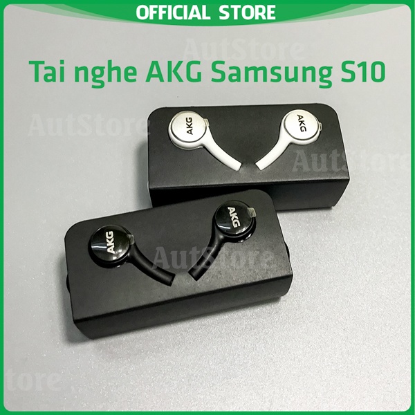 Tai nghe AKG S10 zin máy Samsung chính hãng chân tròn 3.5 cho S Note A có mic