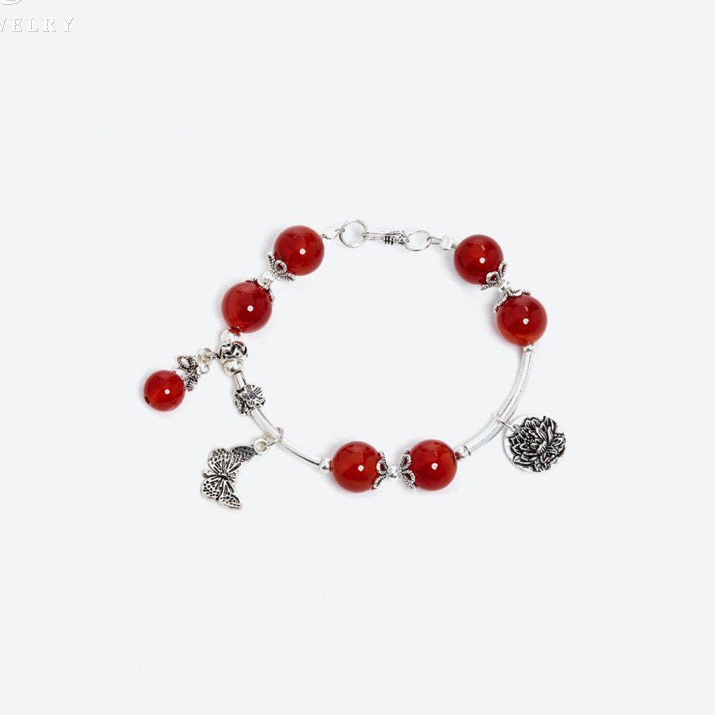 Vòng tay mix bướm và sen - NQ Jewelry