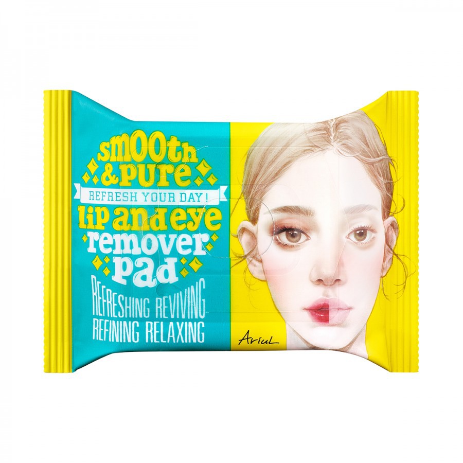 [Mã FMCGMALL -8% đơn 250K] Khăn Giấy Tẩy Trang Mắt Môi Ariul Stress Relieving Purefull Lip & Eye Remover Pad (30 Miếng) | BigBuy360 - bigbuy360.vn