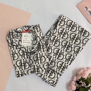 Bộ pỵjama Dior chất lụa kate sành điệu { ảnh thật }