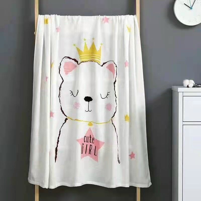 Khăn Lụa Cao Cấp 100% Sợi Tre, Khăn Siêu Mềm ,Siêu Thấm Kích Thước 110x110cm Babibu - KTXST