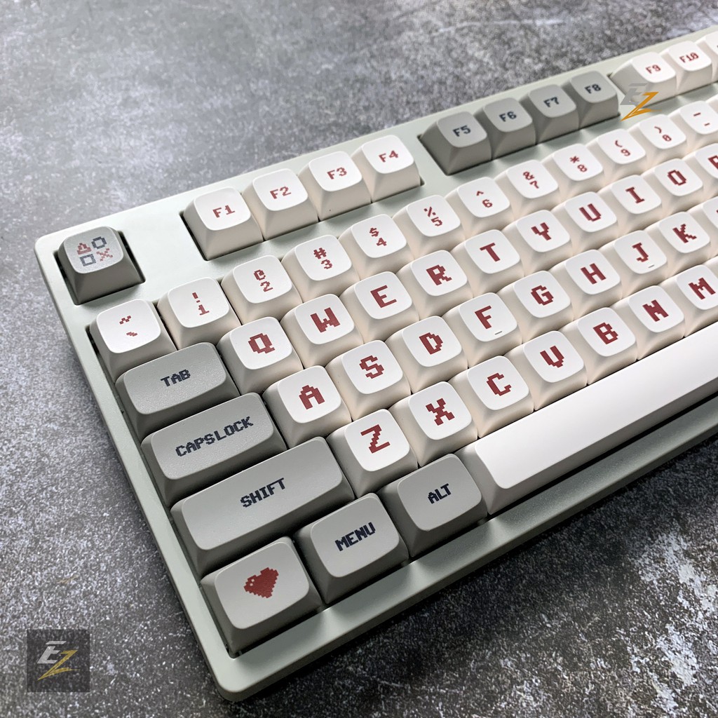 Keycap XDA RETRO GAMEBOY Thick PBT Dyesub 146 Phím Của EZPC