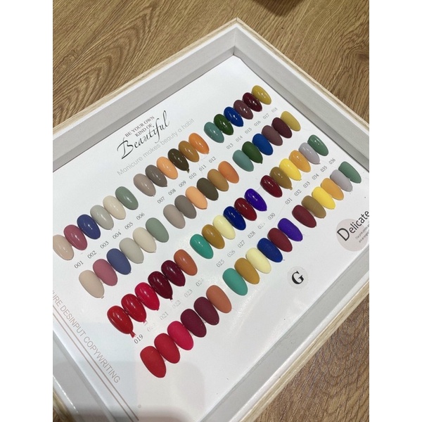 Set sơn gel 36 chai KALIE tặng kèm bảng màu